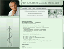 Tablet Screenshot of dr-mastall.de